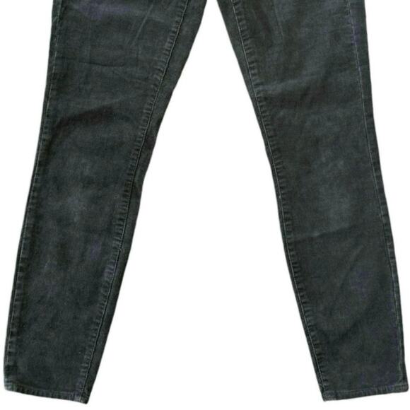 J. Crew Corduroy Pants Straight Leg Low-Rise Womens Sz 25 Black - Picture 5 of 8